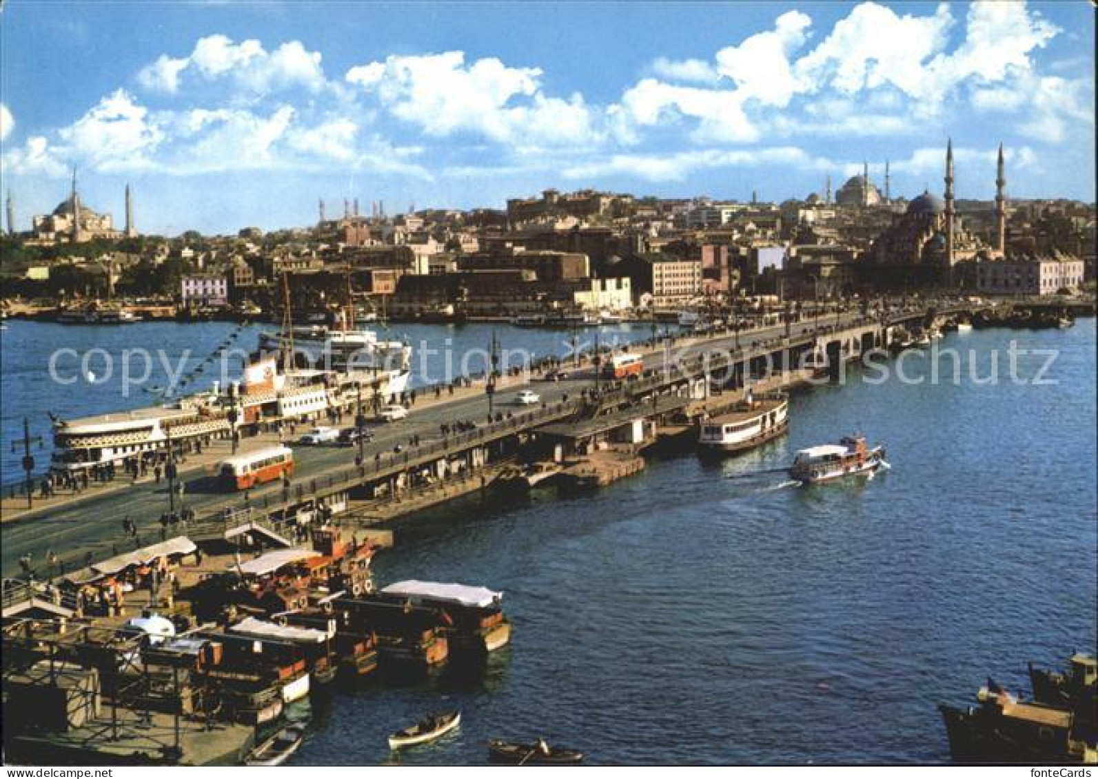 71842525 Istanbul Constantinopel Galata Bruecke Dampfer Istanbul - Türkei