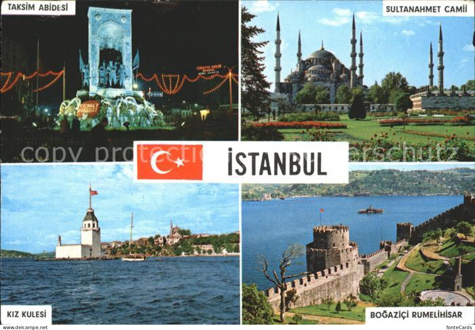 71842520 Istanbul Constantinopel Kiz Kulesi Bogazici Rumelihisar Sultanahmet Cam - Türkei