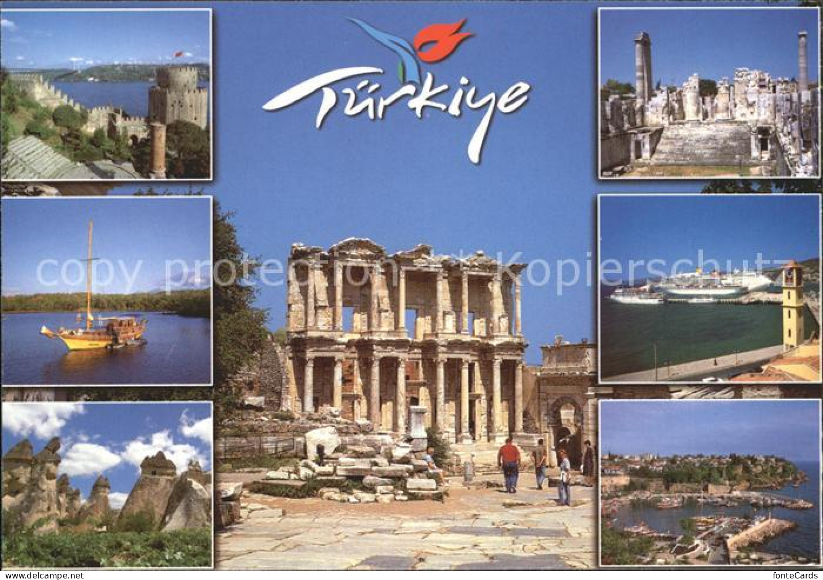 71842191 Antalya Panoramakarte Kusadasi Didim Ephesus Cappadocia  Antalya - Turkey