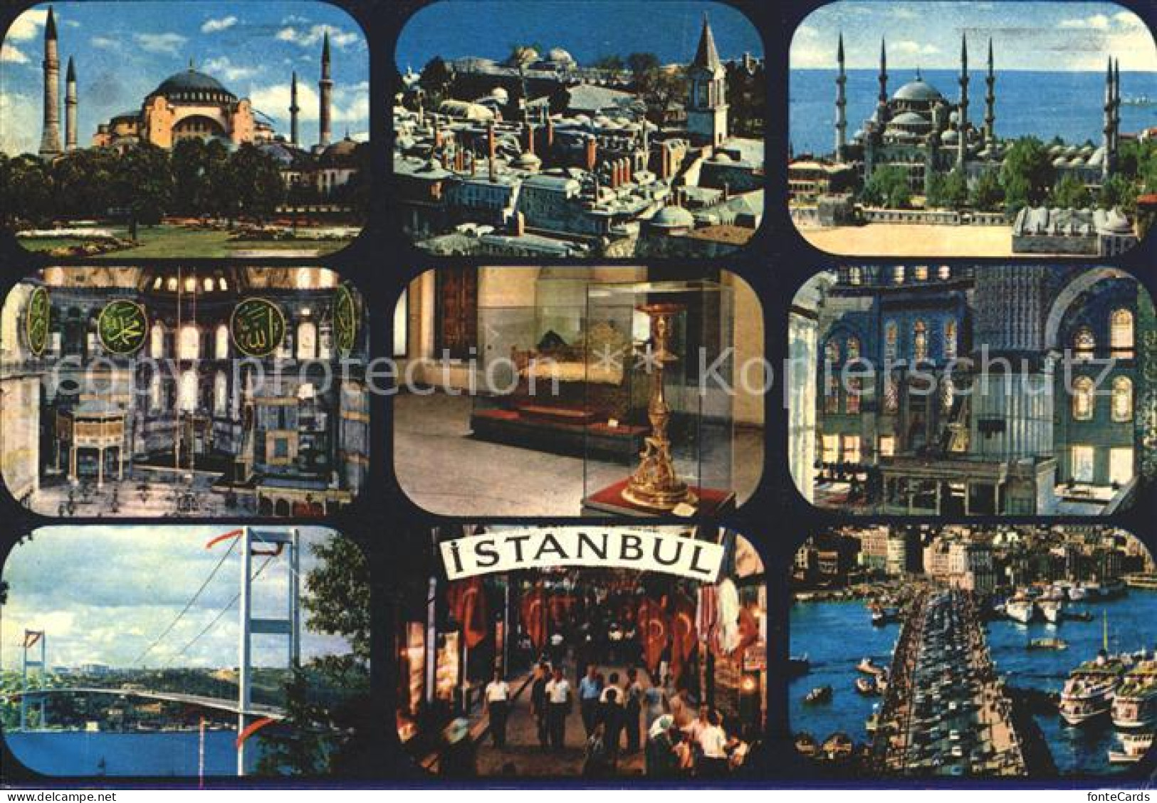 71842145 Istanbul Constantinopel Bosphorus Bruecke Blaue Moschee Galata Bruecke  - Turquie