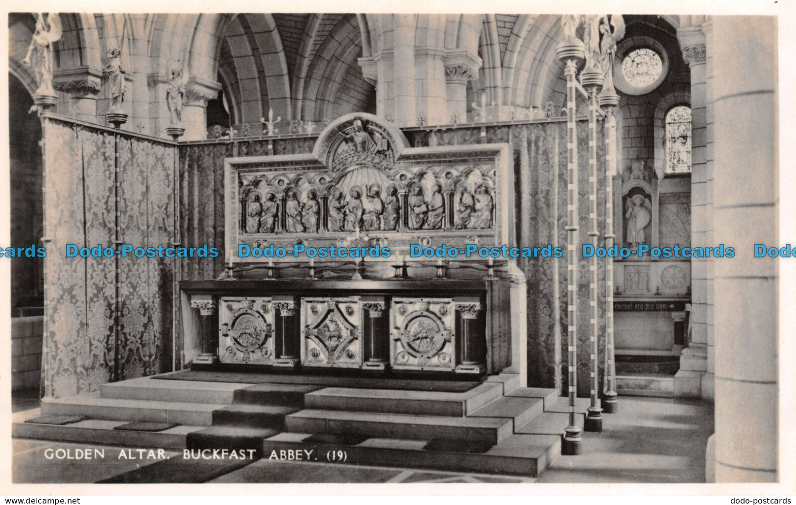 R112860 Golden Altar. Buckfast Abbey. Salmon. RP - Welt