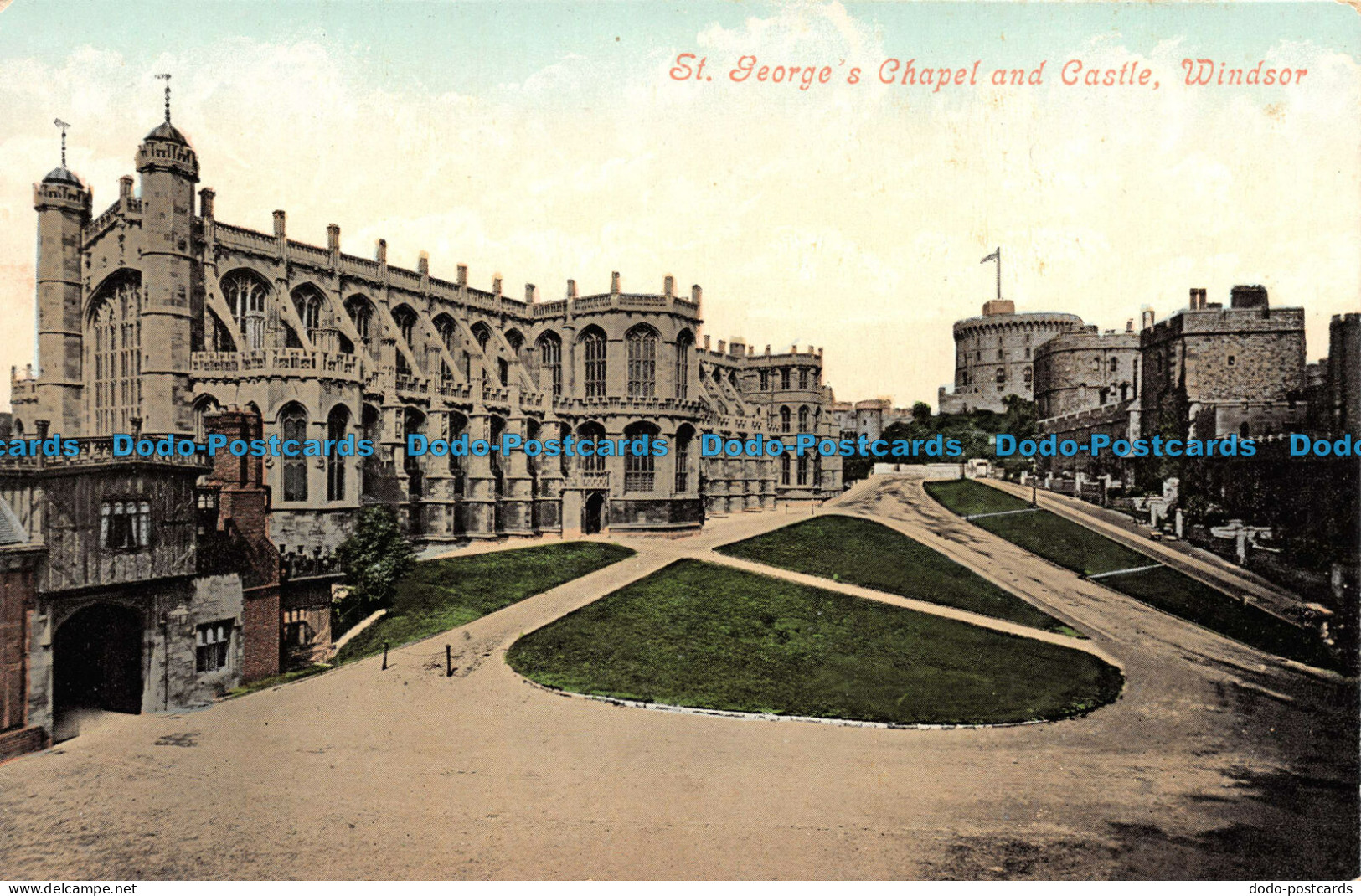 R112863 St. Georges Chapel And Castle. Windsor. Valentine - Welt