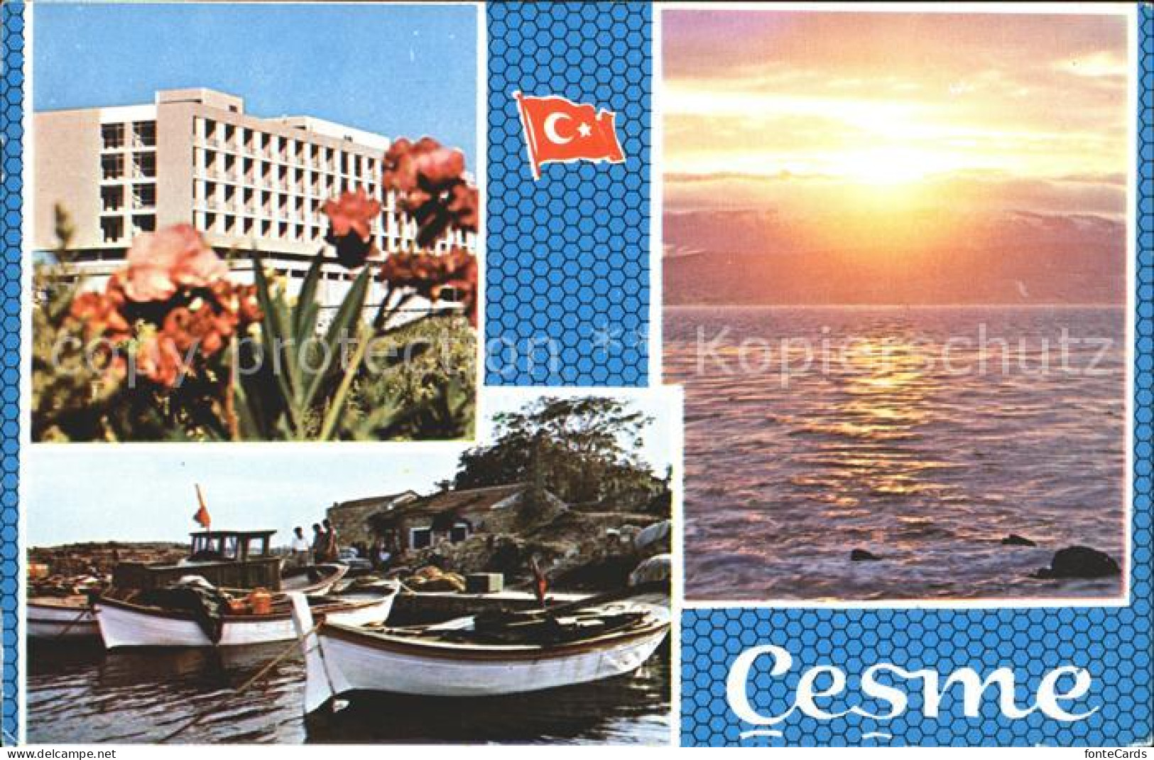 71842125 Cesme Hotel Cesme-Fischer Boote  Tuerkei - Türkei