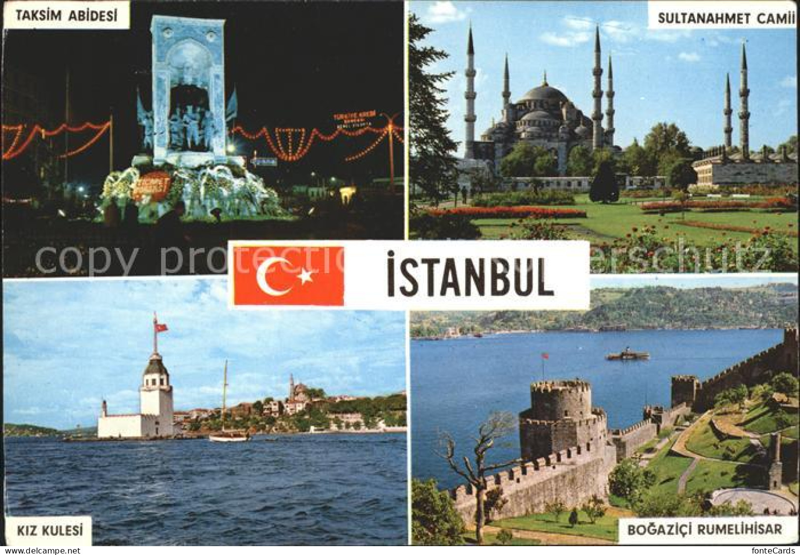 71842043 Istanbul Constantinopel Taksim Abidesi Sultanahmet Camii Bogazici Rumel - Turquie