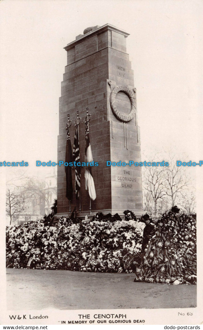 R112901 The Cenotaph In Memory Of Our Glorious Dead. W. And K. London. RP - Other & Unclassified