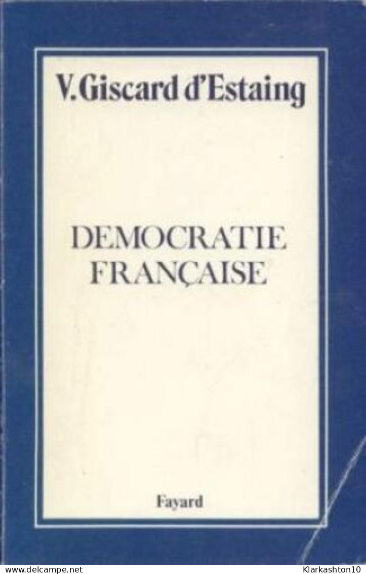 Démocratie Française - Autres & Non Classés