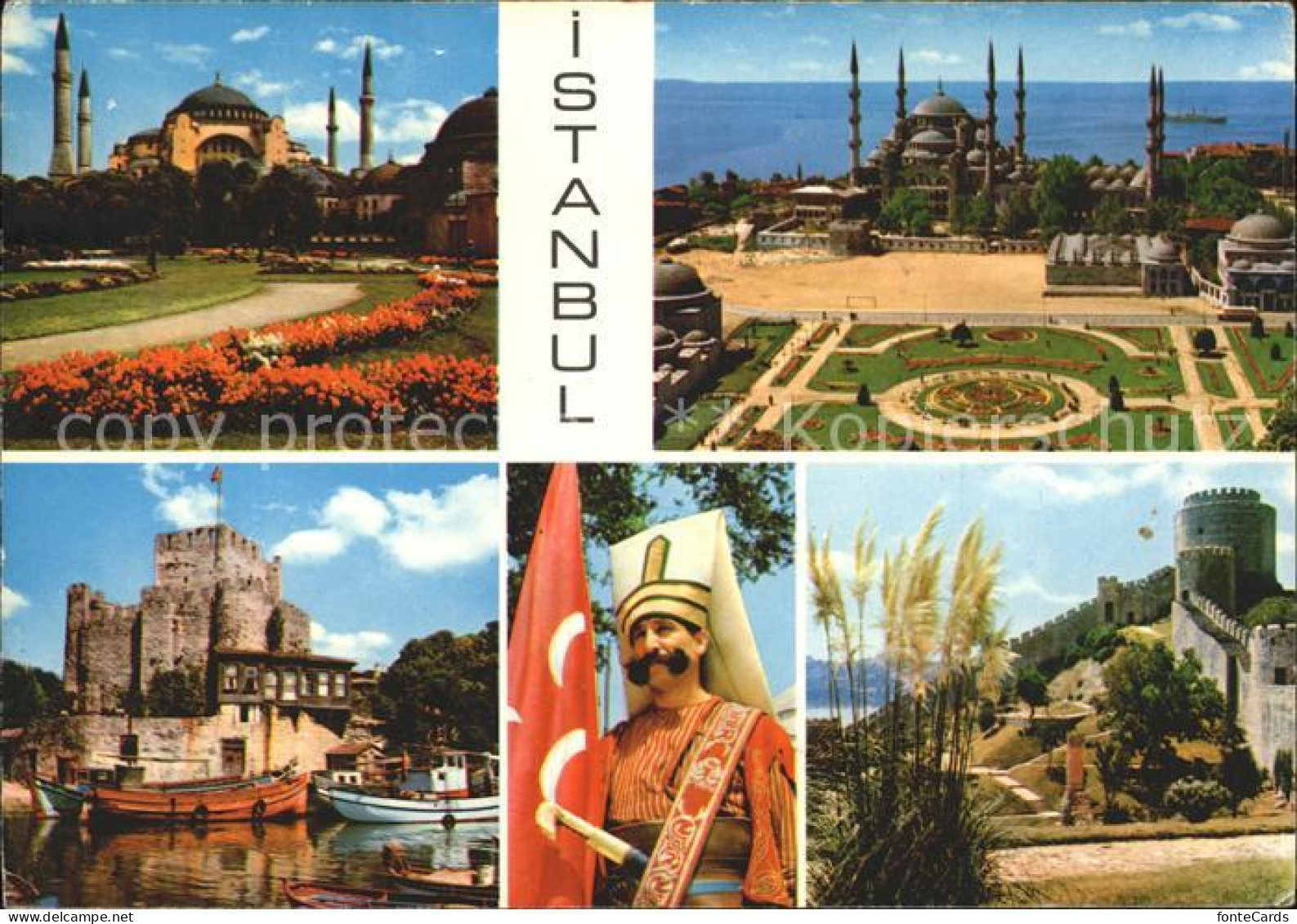 71841941 Istanbul Constantinopel Nationaltracht Moschee Burg Boote Istanbul - Turquie