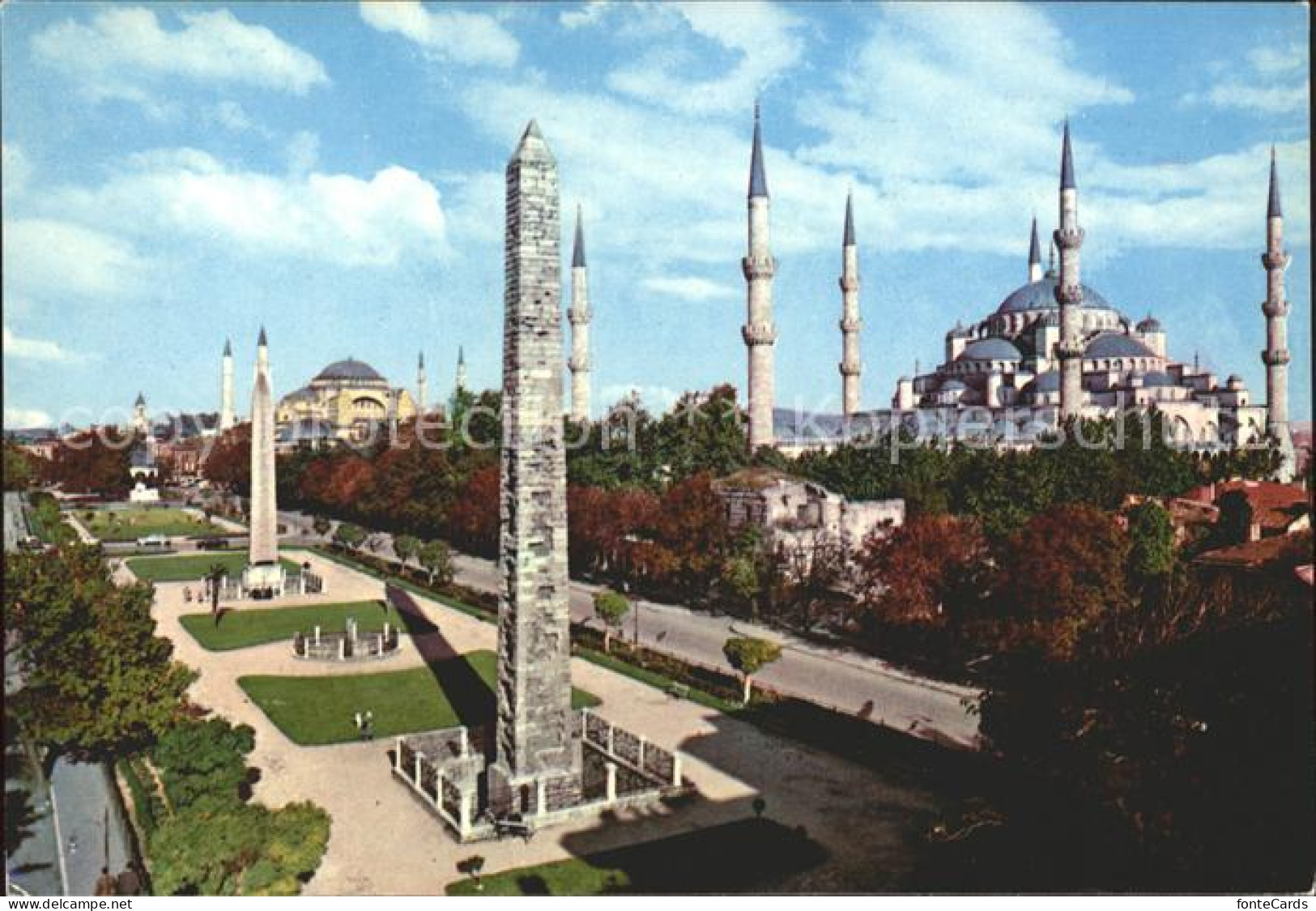 71841715 Istanbul Constantinopel Sultan Ahmet Mosque Blue Mosque Saint Sophia Is - Turquie