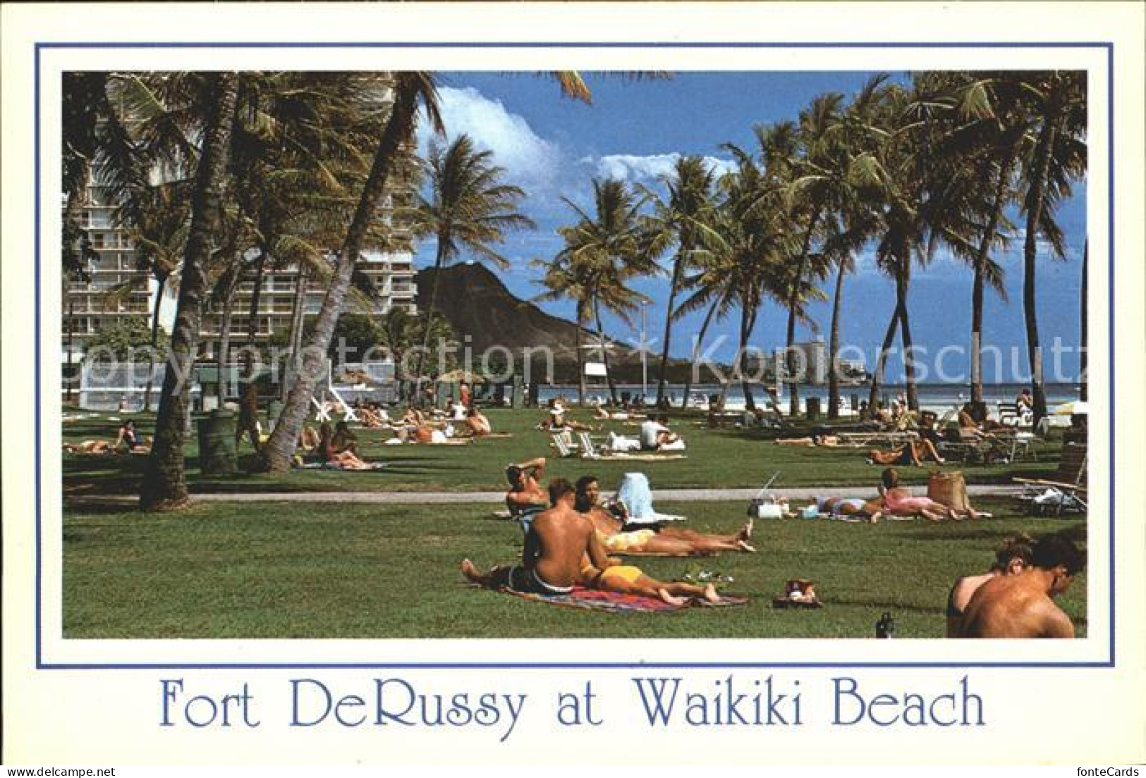 71820624 Waikiki Beach Fort DeRussy - Autres & Non Classés