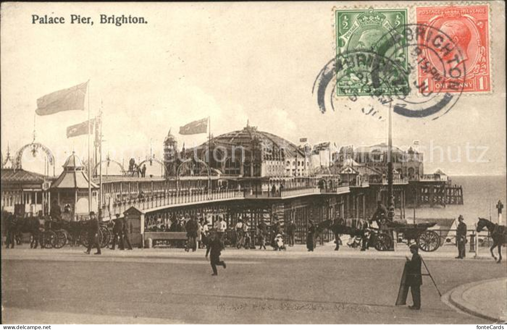 71819922 Brighton Hove Palace Pier Stempel Auf AK Brighton Hove - Other & Unclassified