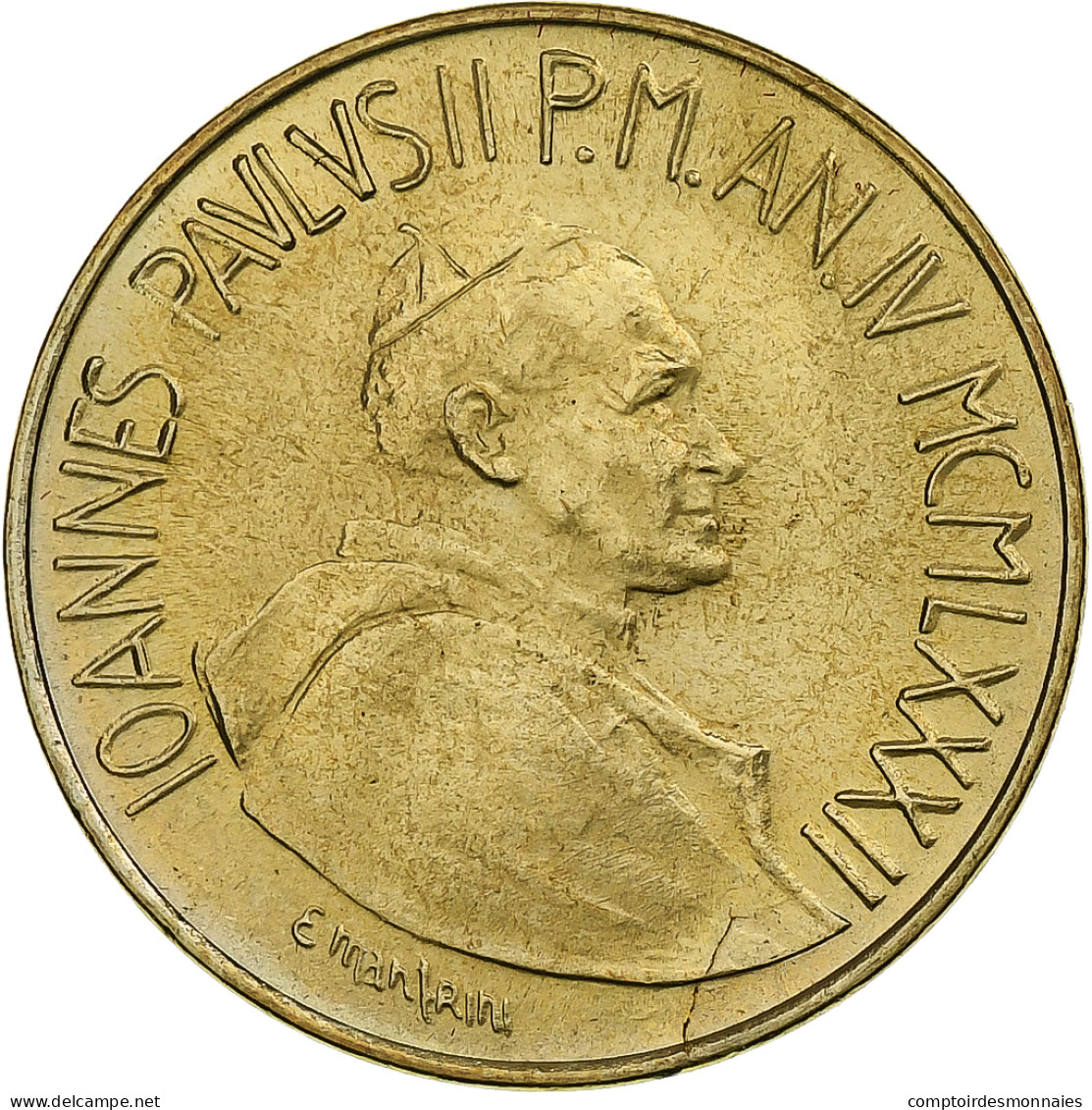 Vatican, John Paul II, 20 Lire, 1982 (Anno IV), Rome, Bronze-Aluminium, SPL+ - Vatican