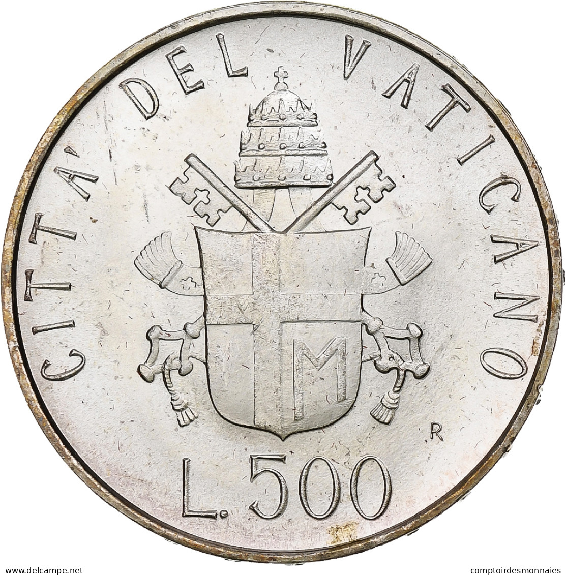 Vatican, John Paul II, 500 Lire, 1981 (Anno III), Rome, Argent, SPL+, KM:160 - Vatican