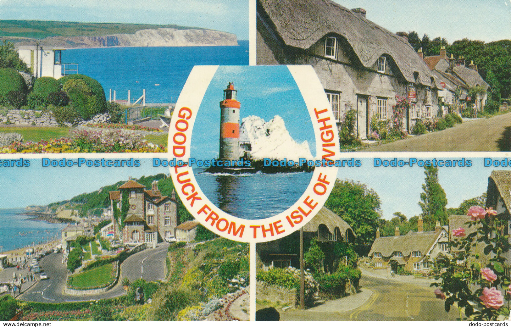 R111997 Good Luck From The Isle Of Wight. Multi View. Nigh. 1974 - Welt