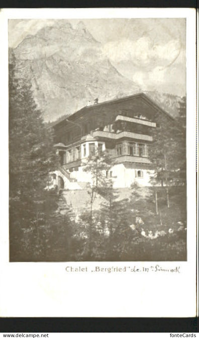 10581755 Kandersteg BE Kandersteg Chalet Bergfried X 1907 Kandersteg - Other & Unclassified