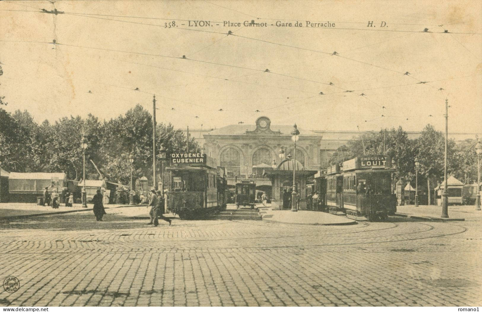 69)   LYON  -  Place Carnot Gare De Perrache  ( Tramway ) - Lyon 2