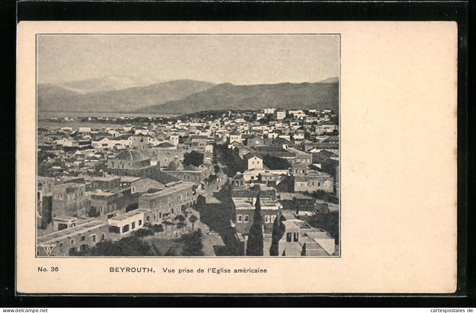 AK Beyrouth, Vue Prise De L'Eglise Americaine  - Liban