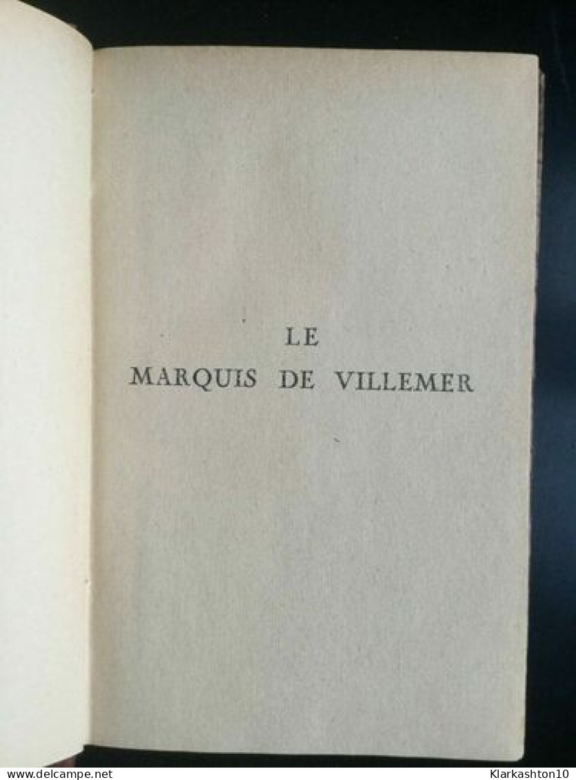La Biblotheque Precieuse Le Marquis De Villemer Libraire Grund - Other & Unclassified