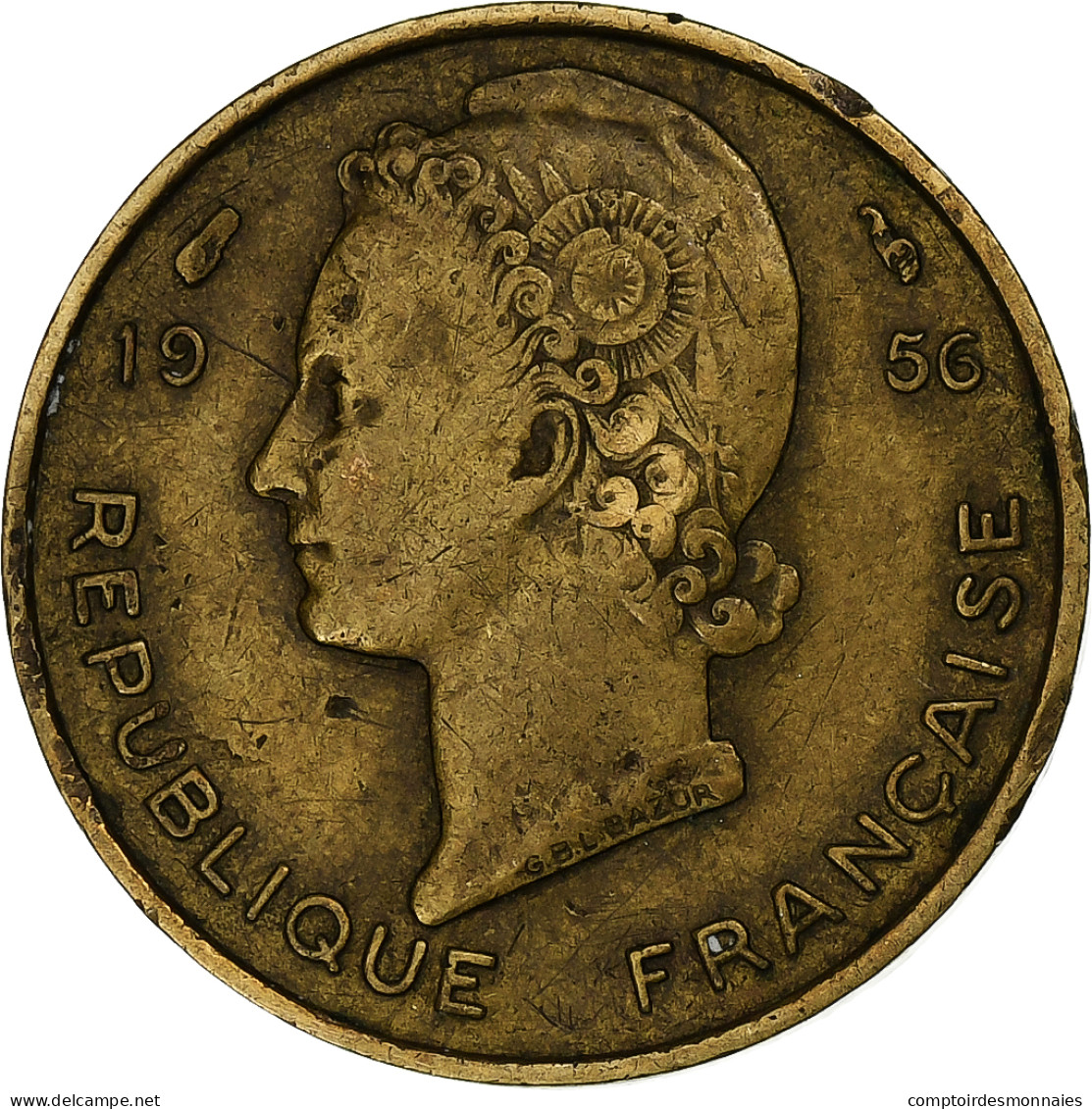 Afrique-Occidentale Française, 5 Francs, 1956, Monnaie De Paris - Sénégal