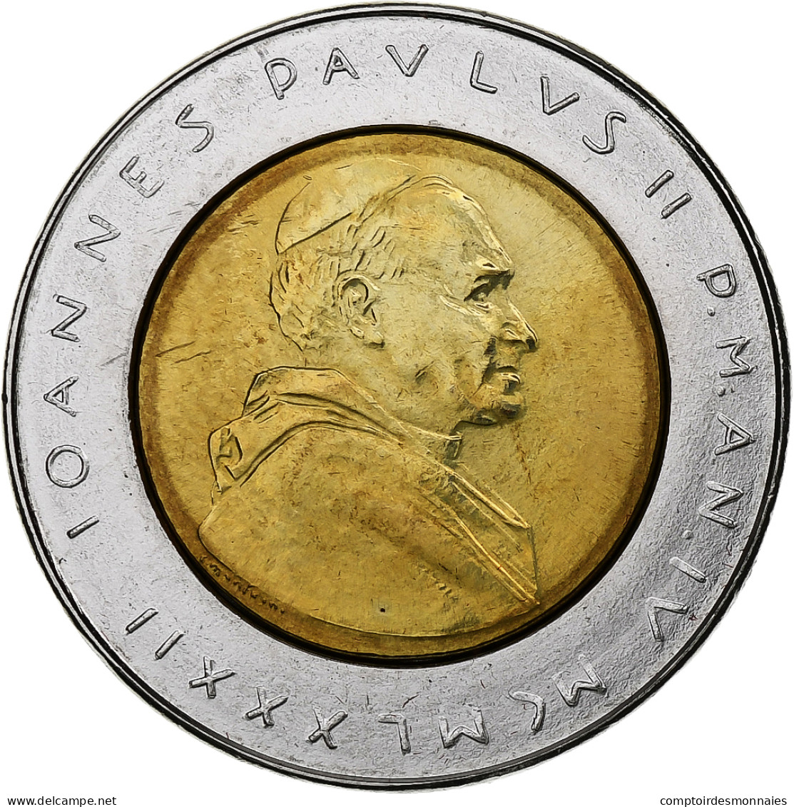 Vatican, John Paul II, 500 Lire, 1982 (Anno IV), Rome, Bimétallique, SPL+ - Vatican