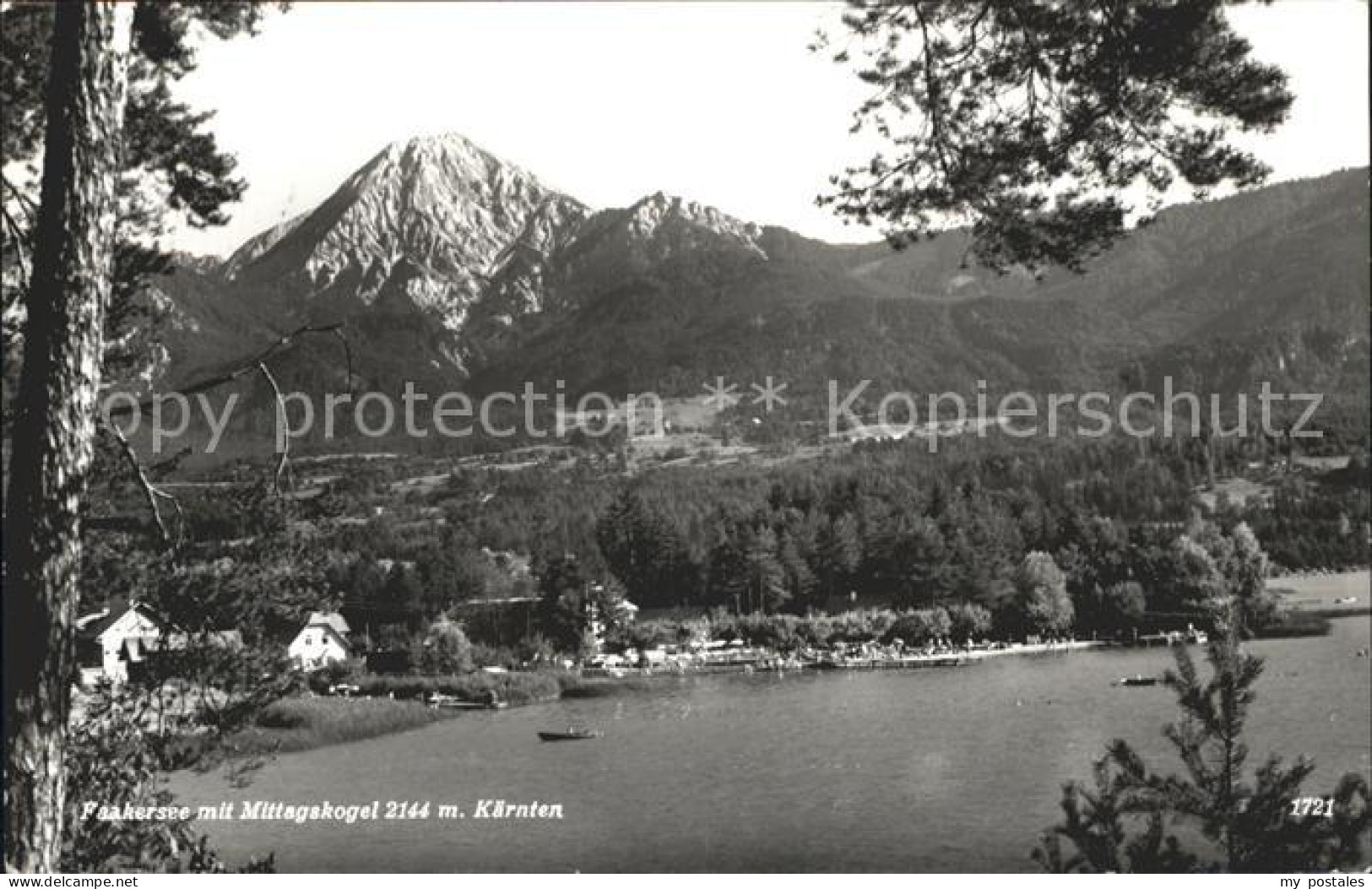 72184042 Faakersee Mit Mittagskogel Villach - Otros & Sin Clasificación