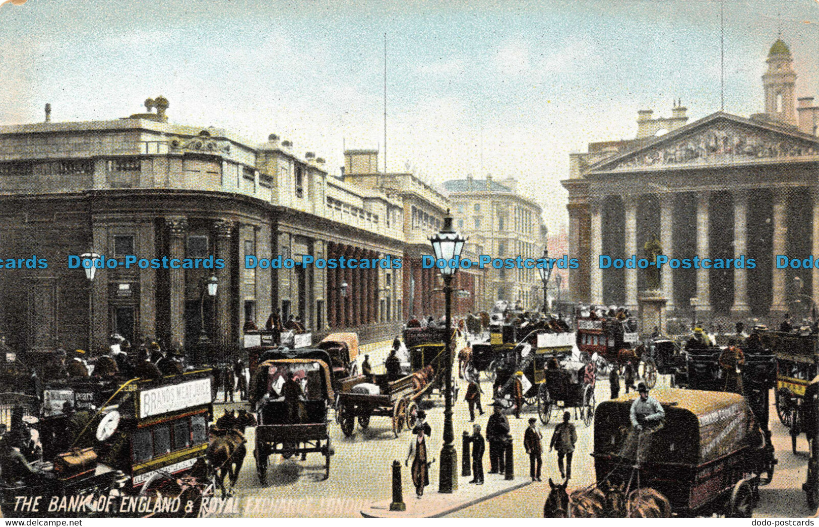 R113048 The Bank Of England And Royal Exchange. London - Sonstige & Ohne Zuordnung