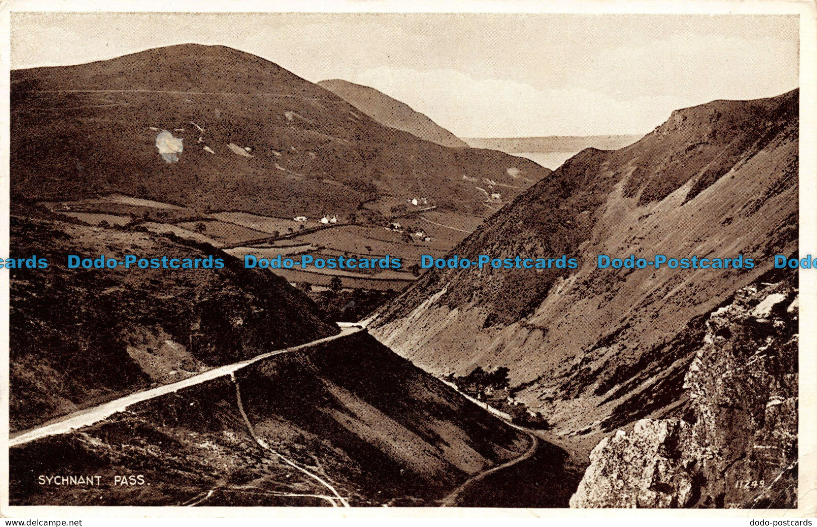 R113065 Sychnant Pass. Valentine. Phototype. 1957 - World