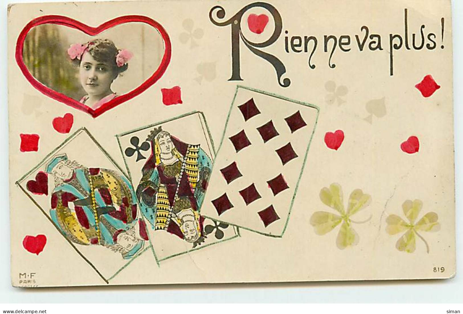 N°18485 - Rien Ne Va Plus - Carte à Jouer - Playing Cards