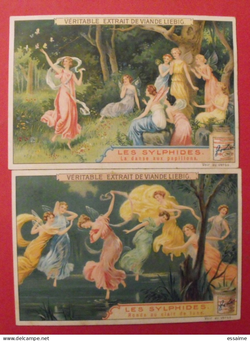 6 Chromo Liebig : Les Sylphides. 1906. S 866. Image, Chromos. édition Française - Liebig