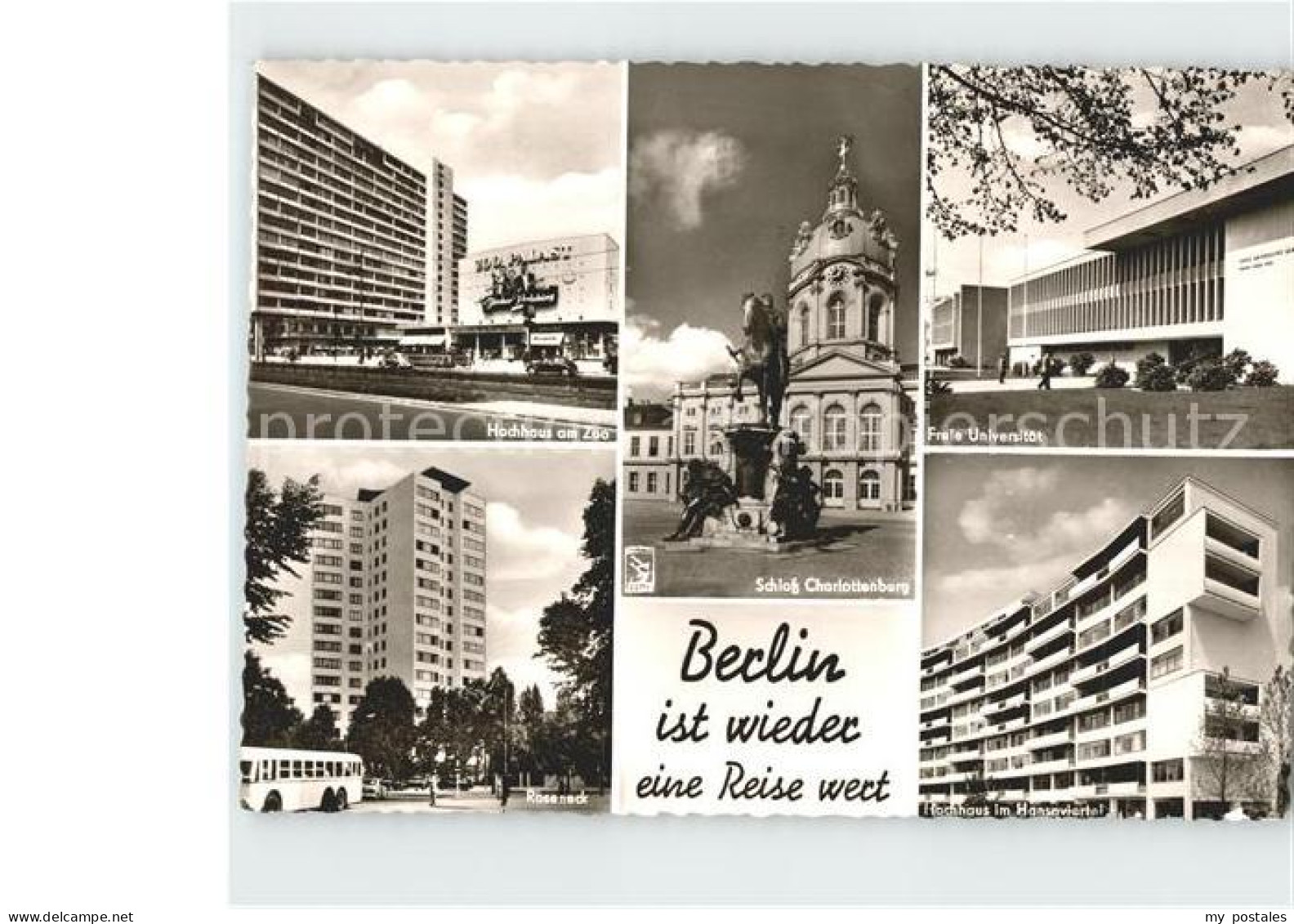 72182776 Berlin Hochhaus Am Zoo Freie Universitaet Schloss Charlottenburg Borsig - Otros & Sin Clasificación