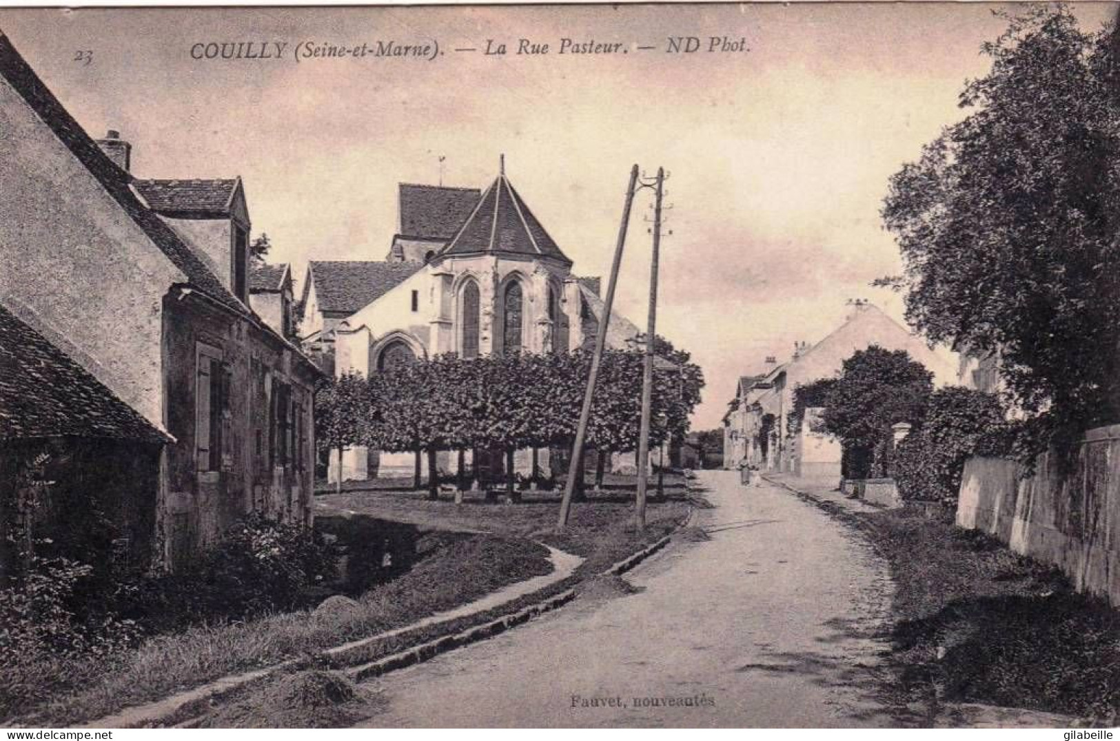 77 - Seine Et Marne -  COUILLY PONT Aux DAMES -  La Rue Pasteur - Altri & Non Classificati