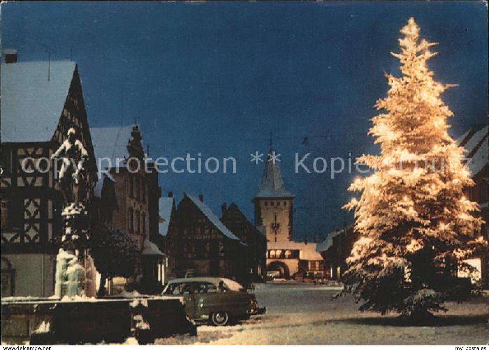 72182469 Gengenbach Weihnachtsbaum Marktplatz Gengenbach - Autres & Non Classés