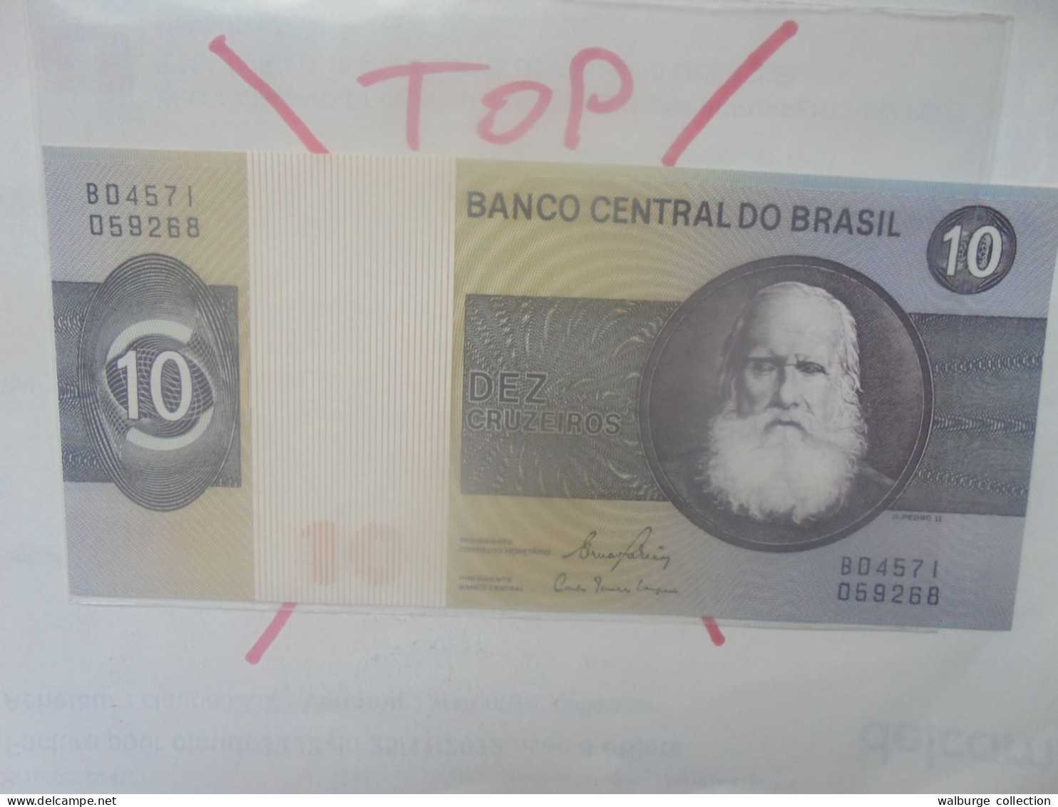 BRESIL 10 CRUZEIROS 1970-80 Neuf (B.33) - Brésil