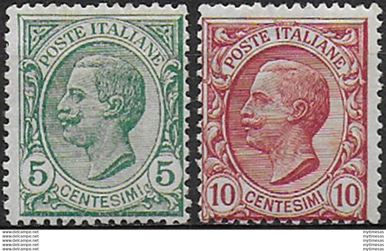 1906 Italia VE III Leoni 2v. MNH Sassone N. 81/82 - Altri & Non Classificati