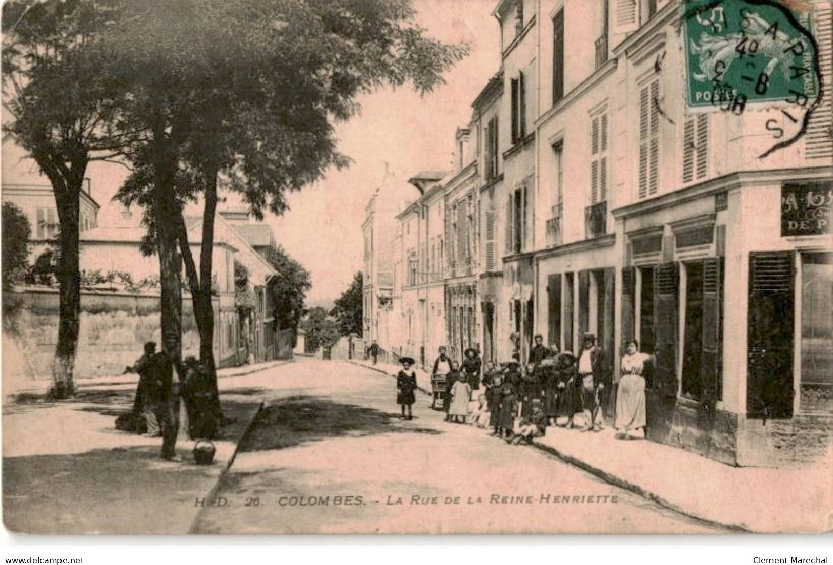 COLOMBES: La Rue De La Reine Henriette - Très Bon état - Colombes