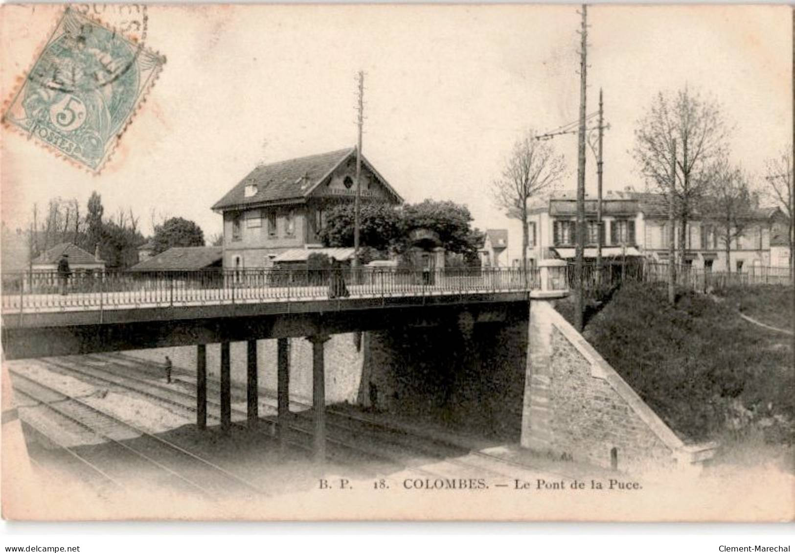 COLOMBES: Le Pont De La Puce - Très Bon état - Colombes