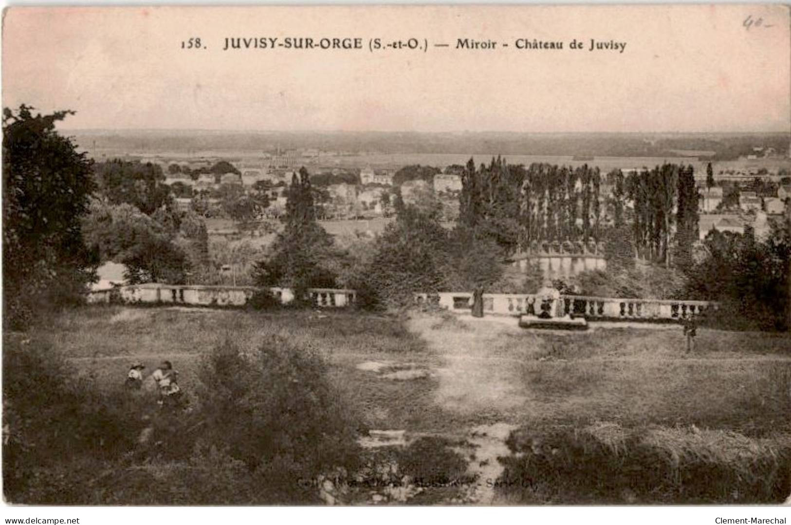 JUVISY-sur-ORGE: Miroir, Château De Juvisy - Très Bon état - Juvisy-sur-Orge