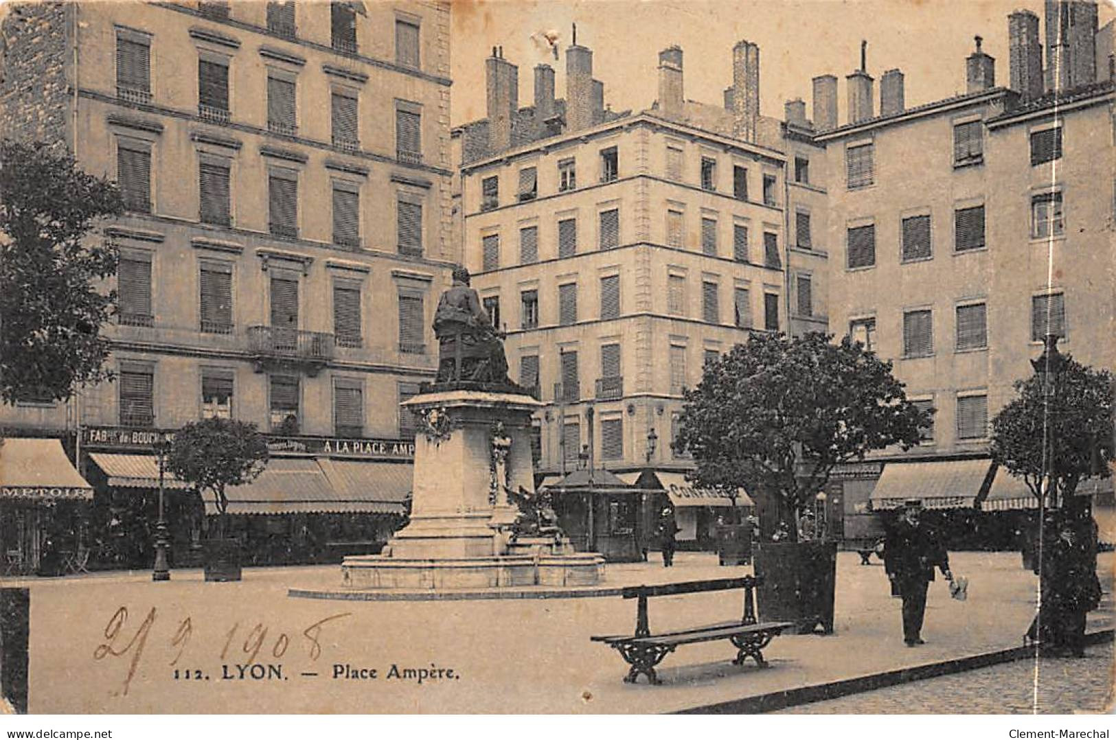 LYON - Place Ampère - état - Otros & Sin Clasificación