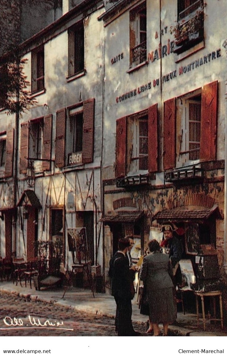 Albert MONIER : Paris Place Du Tertre A  Montmartre - Tres Bon Etat - Monier