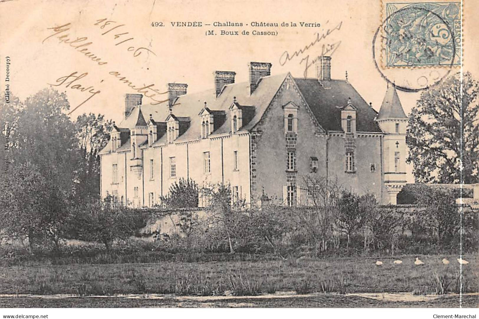 CHALLANS - Château De La Verrie - Très Bon état - Challans