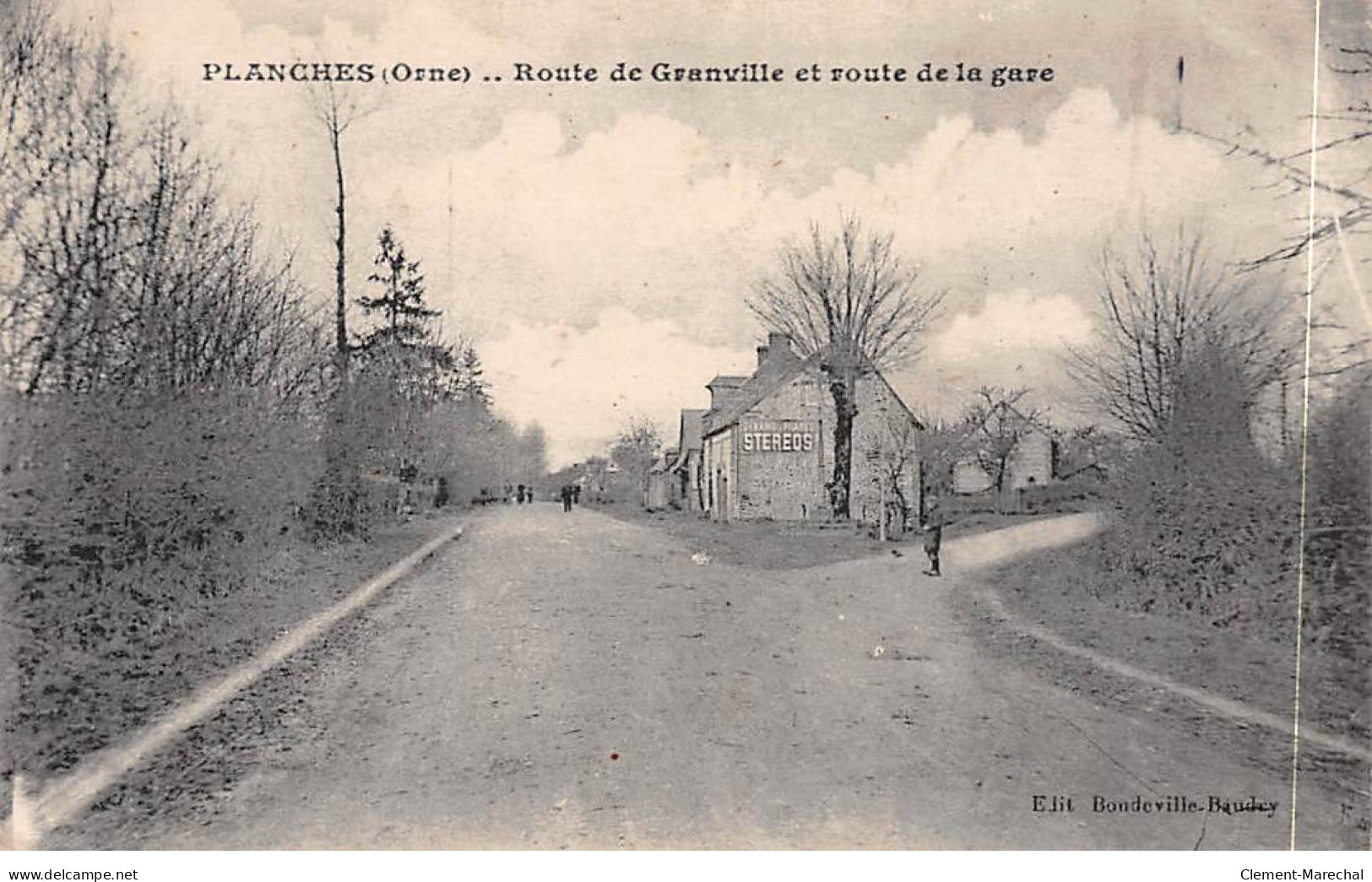 PLANCHES - Route De Granville Et Route De La Gare - Très Bon état - Sonstige & Ohne Zuordnung