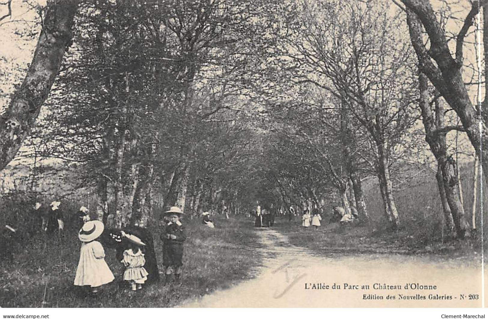 L'Allée Du Parc Au Château D'OLONNE - Très Bon état - Otros & Sin Clasificación