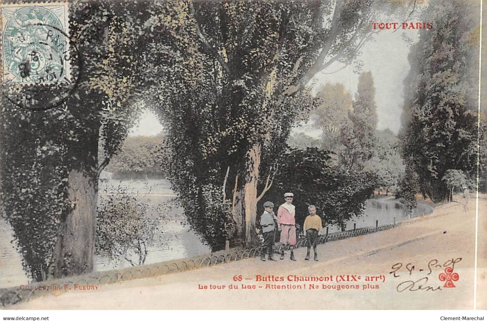 PARIS - Buttes Chaumont - Le Tour Du Lac - F. Fleury - Très Bon état - Arrondissement: 19