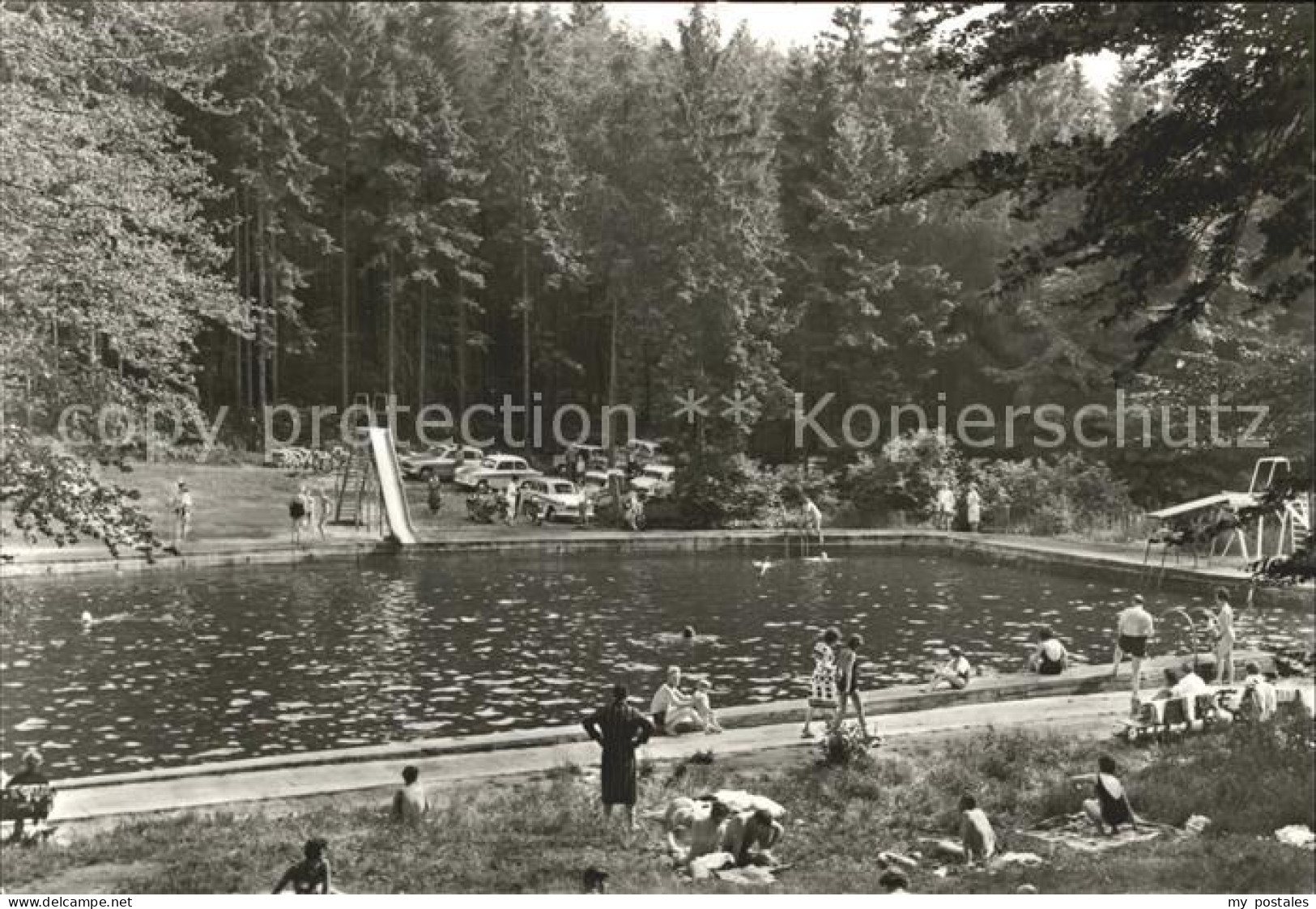 72180910 Friedrichsbrunn Harz Waldfreibad Friedrichsbrunn - Sonstige & Ohne Zuordnung