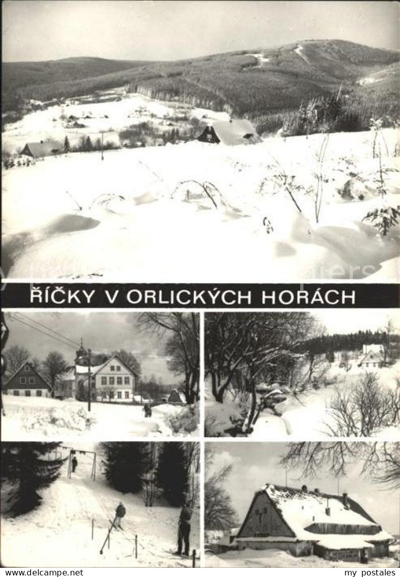 72180901 Orlicke Hory Ricky Pohled Se Zakletym Zakladni Devitileta Skola Lyzarsk - Tchéquie