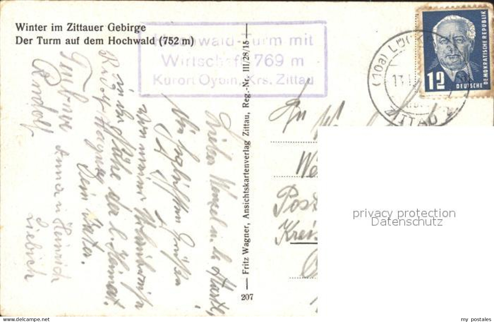 72180888 Zittau Hochwaldturm Zittauer Gebirge Zittau - Zittau