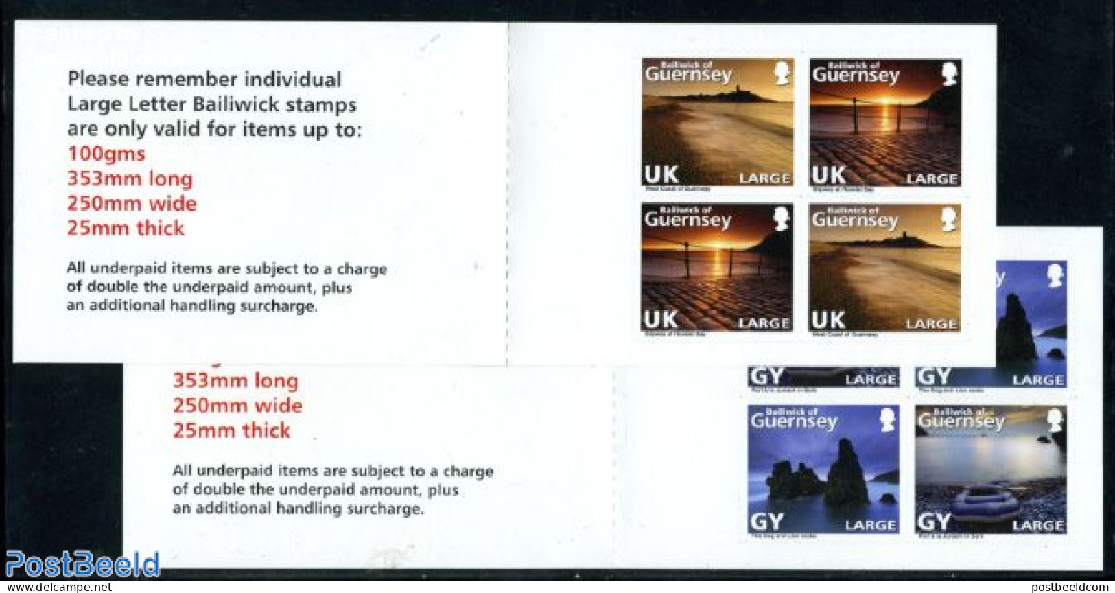 Guernsey 2010 Landscapes 2 Booklets S-a, Mint NH, Transport - Stamp Booklets - Ships And Boats - Non Classés