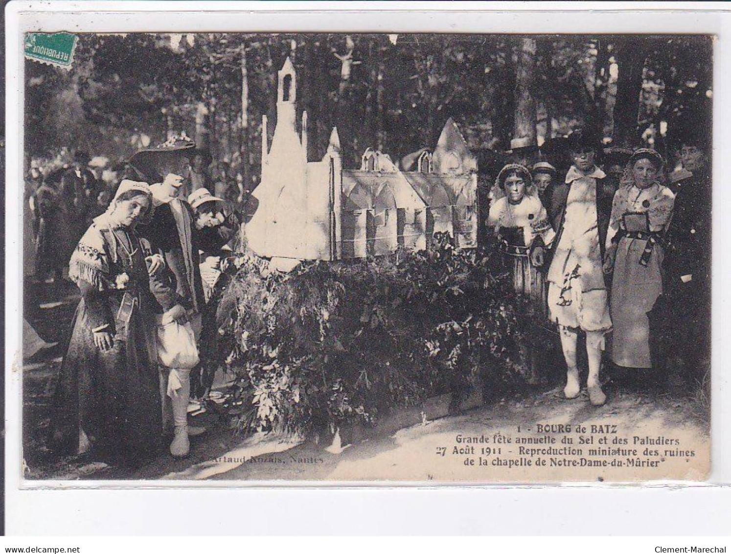 BATZ: Grande Fête Annuelle Du Sel Et Des Paludiers - Très Bon état - Batz-sur-Mer (Bourg De B.)