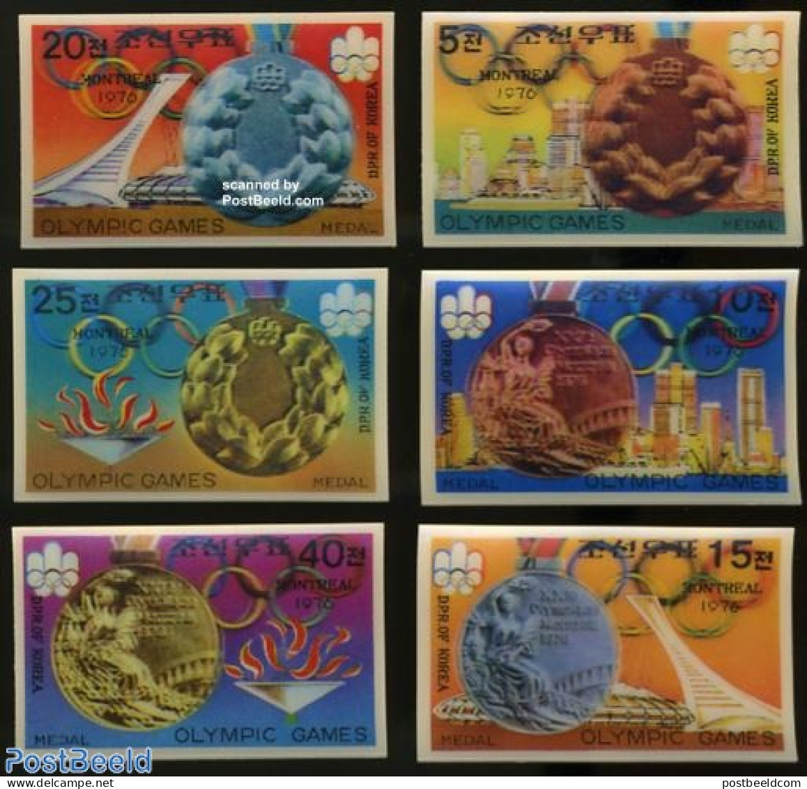 Korea, North 1977 Olympic Winners 6v 3-D, Mint NH, Sport - Various - Olympic Games - 3-D Stamps - Non Classés