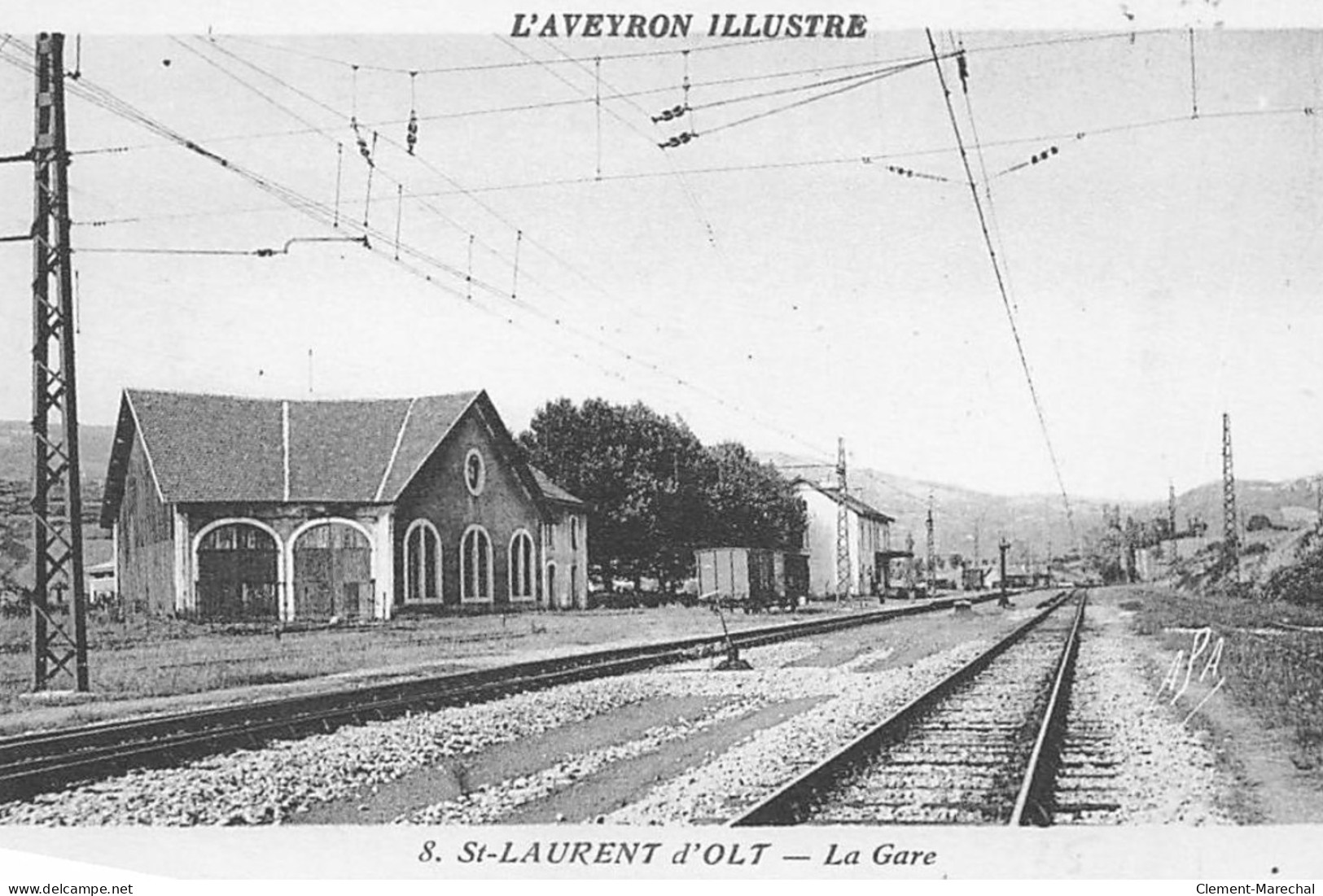 SAINT-LAURENT D'OLT : La Gare - Tres Bon Etat - Other & Unclassified