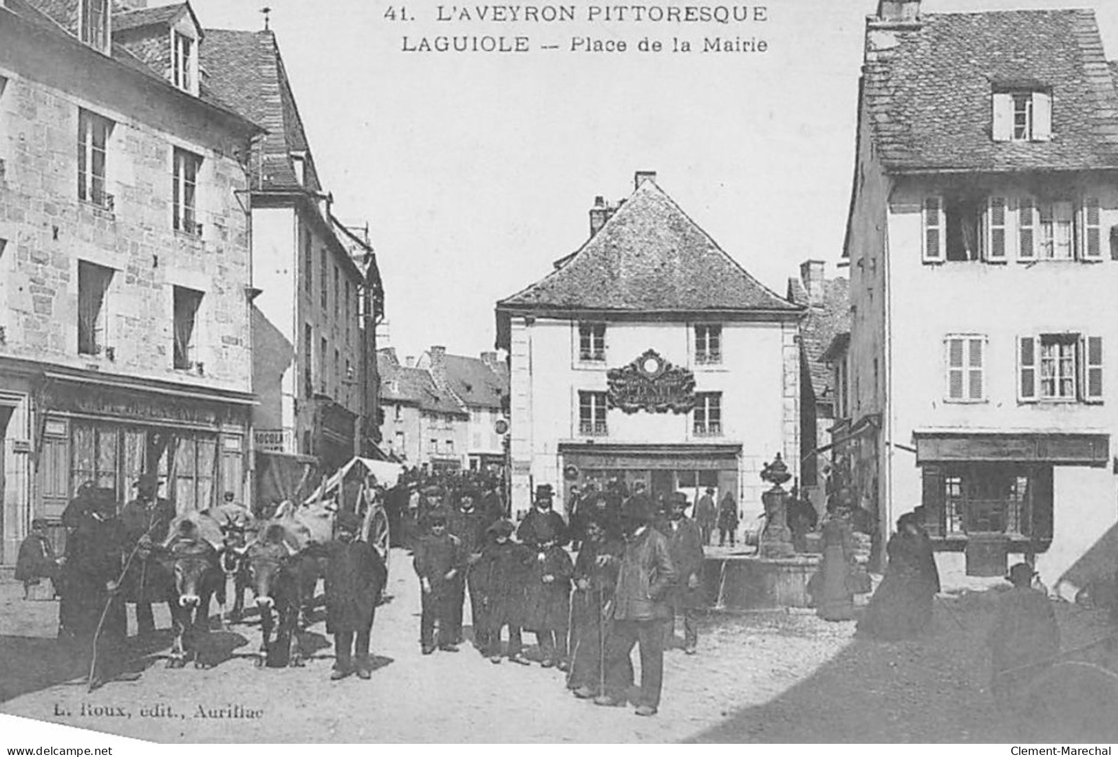 LAGUIOLE : Place De La Mairie - Tres Bon Etat - Laguiole